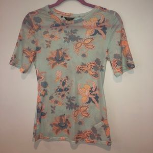 Sheer Patterned Shirt